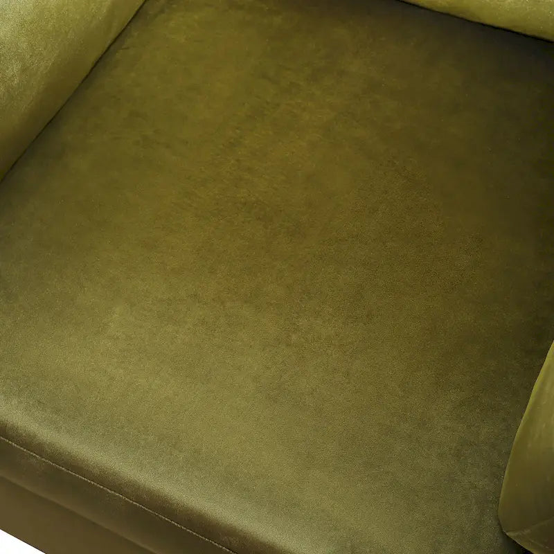 Fauteuil d'appoint 37 po avec pieds en plastique et coussins décoratifs