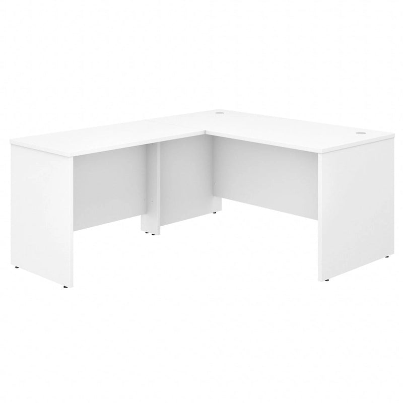 Bureau d'angle en L de 60 pouces (avec table latérale de 42 pouces)