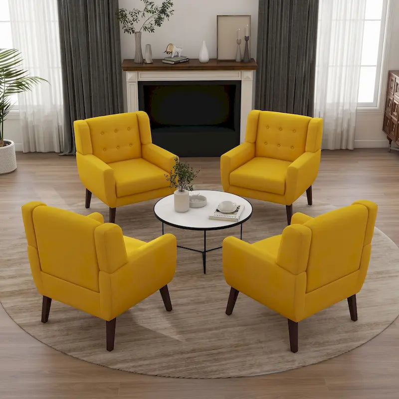 Fauteuil en coton pour salon