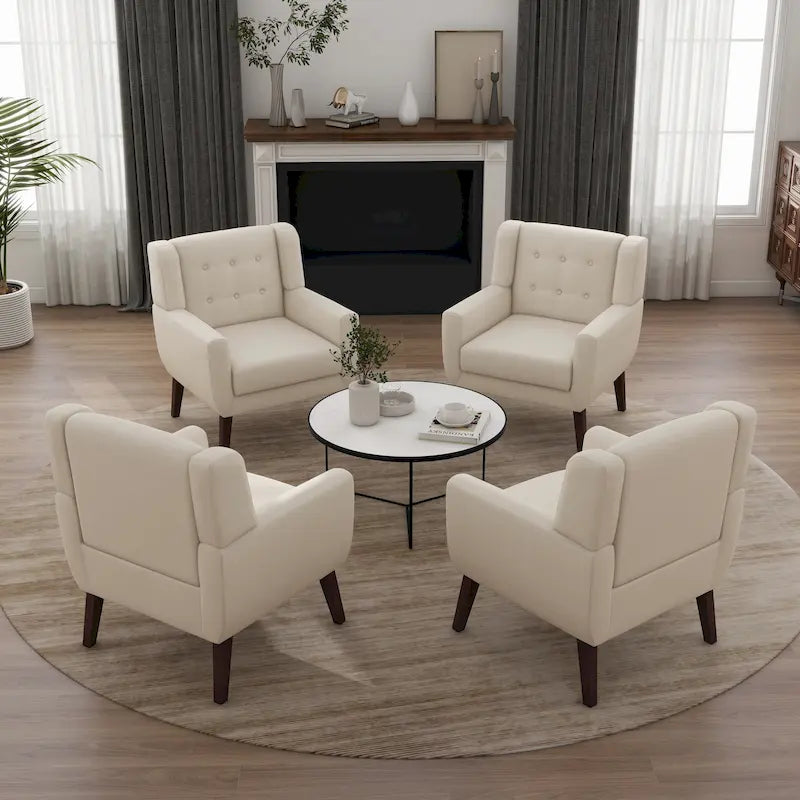 Fauteuil en coton pour salon
