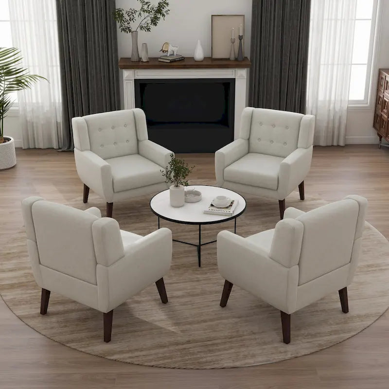 Fauteuil en coton pour salon