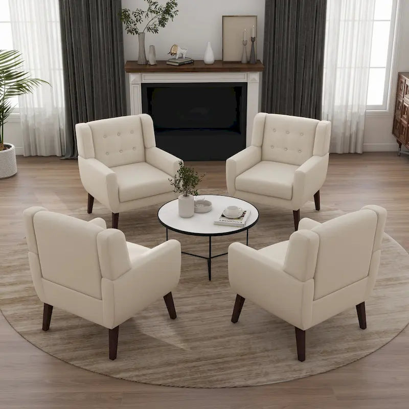 Fauteuil en coton pour salon