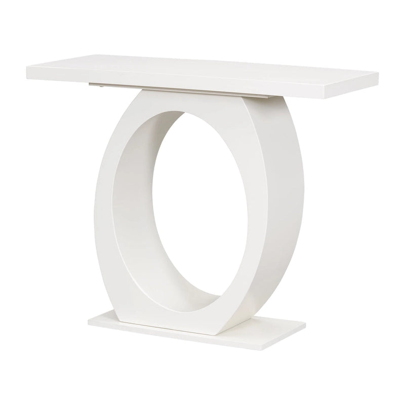 Une table d'entrée exquise et moderne, conçue pour des intérieurs élégants.