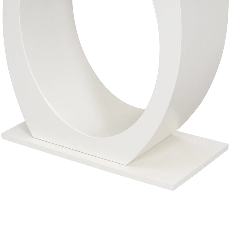 Une table d'entrée exquise et moderne, conçue pour des intérieurs élégants.