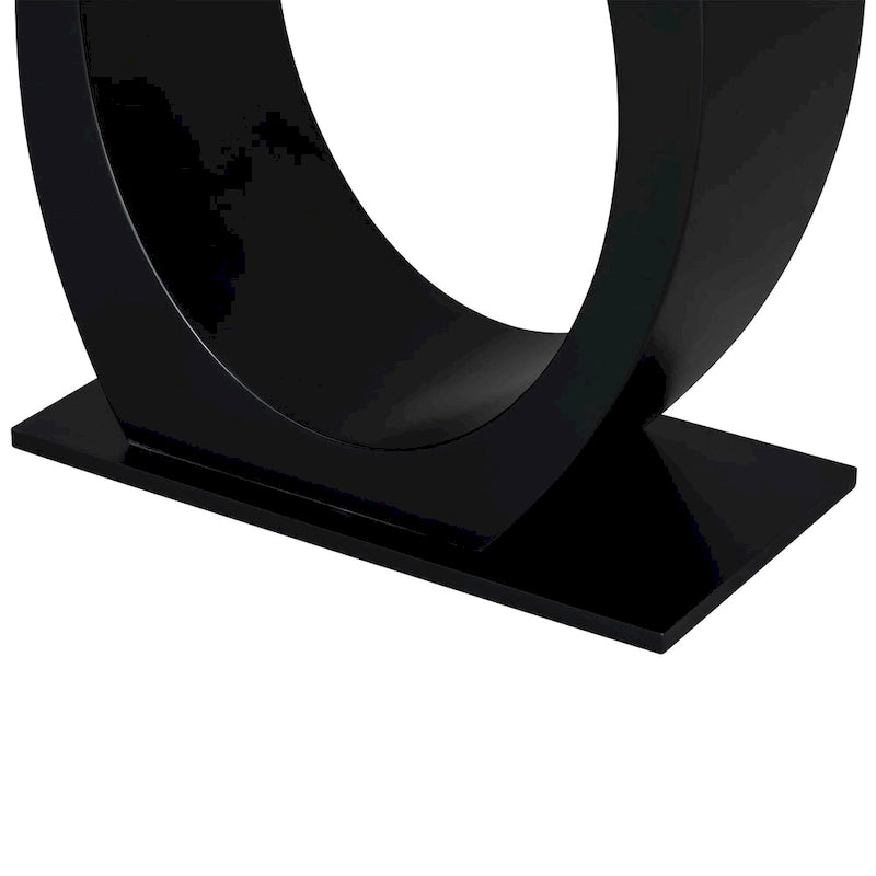 Une table d'entrée exquise et moderne, conçue pour des intérieurs élégants.