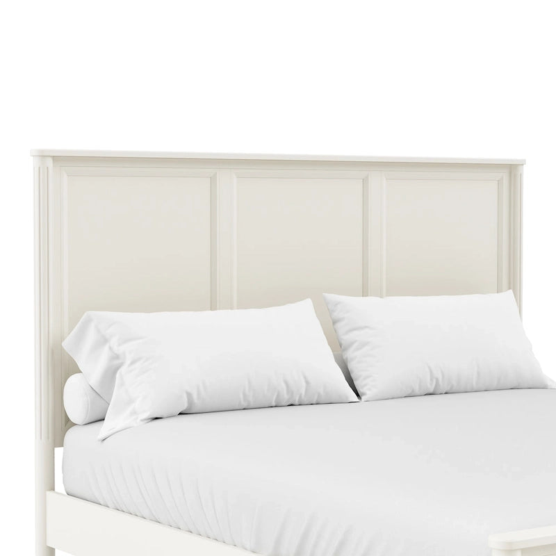 Lit classique moderne en bois massif