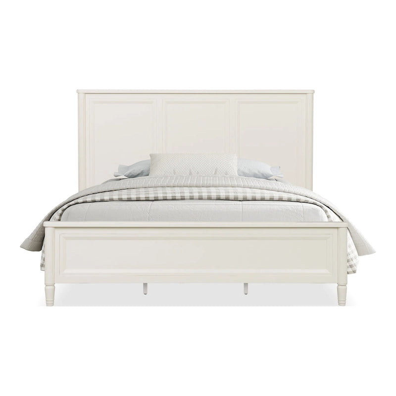 Lit classique moderne en bois massif