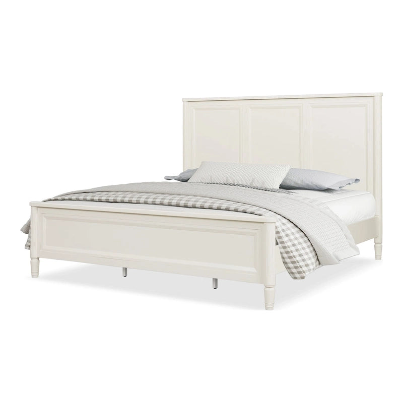 Lit classique moderne en bois massif