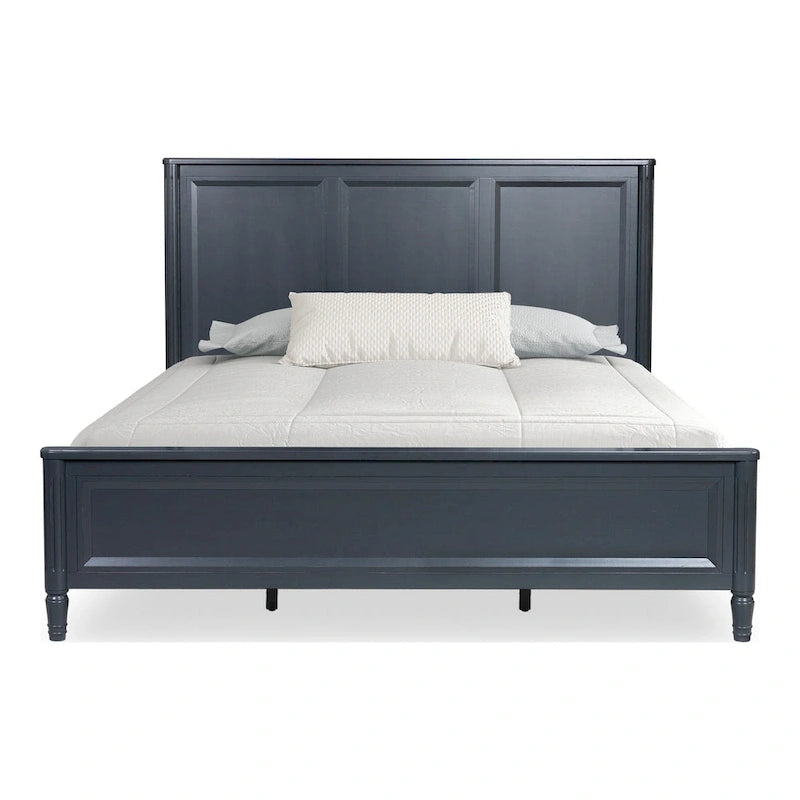 Lit classique moderne en bois massif