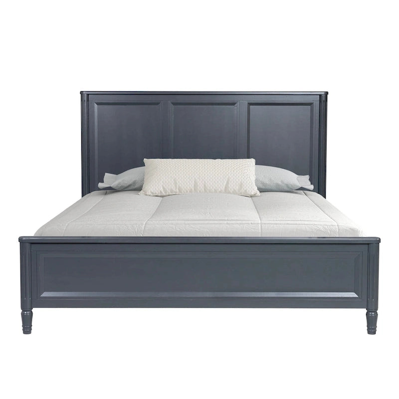 Lit classique moderne en bois massif