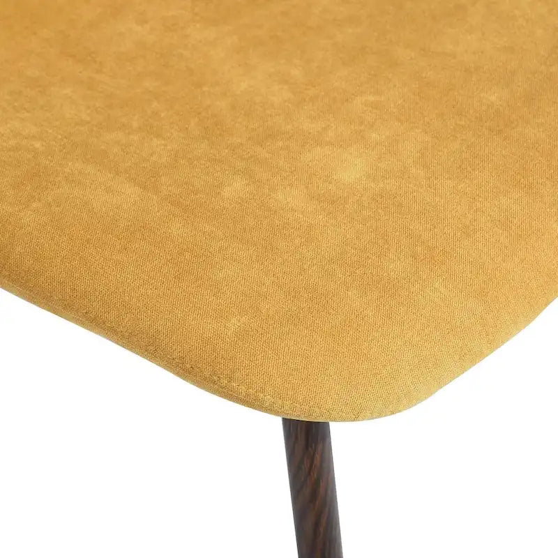 Chaises de salle à manger rembourrées en tissu (4 chaises)