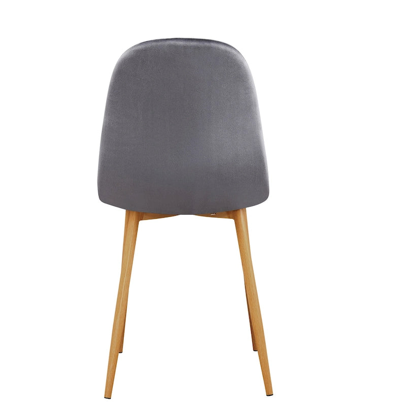 Chaises de salle à manger rembourrées en tissu (4 chaises)