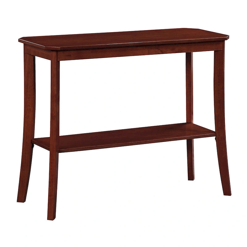 Série de tables d'entrée avec étagère de rangement