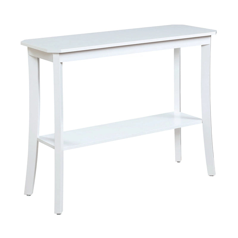 Série de tables d'entrée avec étagère de rangement
