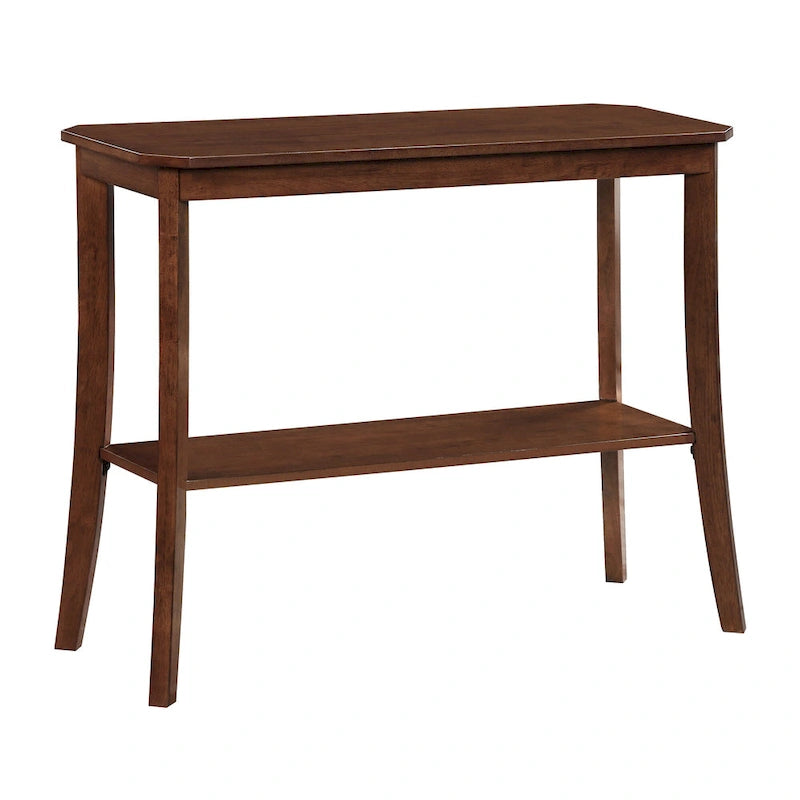 Série de tables d'entrée avec étagère de rangement