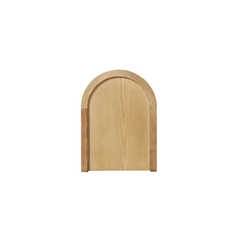Table d'appoint en rotin noir et naturel