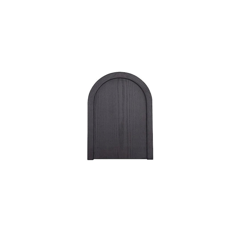 Table d'appoint en rotin noir et naturel