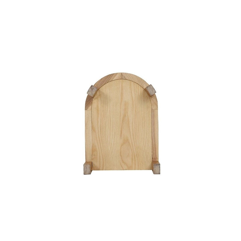 Table d'appoint en rotin noir et naturel