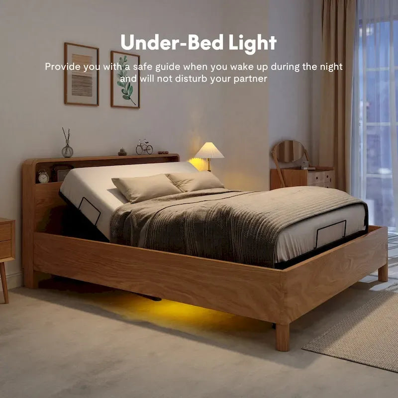 Cadre de lit réglable, zéro espace, zéro gravité, avec support de matelas