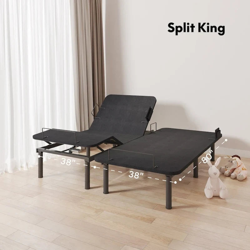 Cadre de lit réglable, zéro espace, zéro gravité, avec support de matelas