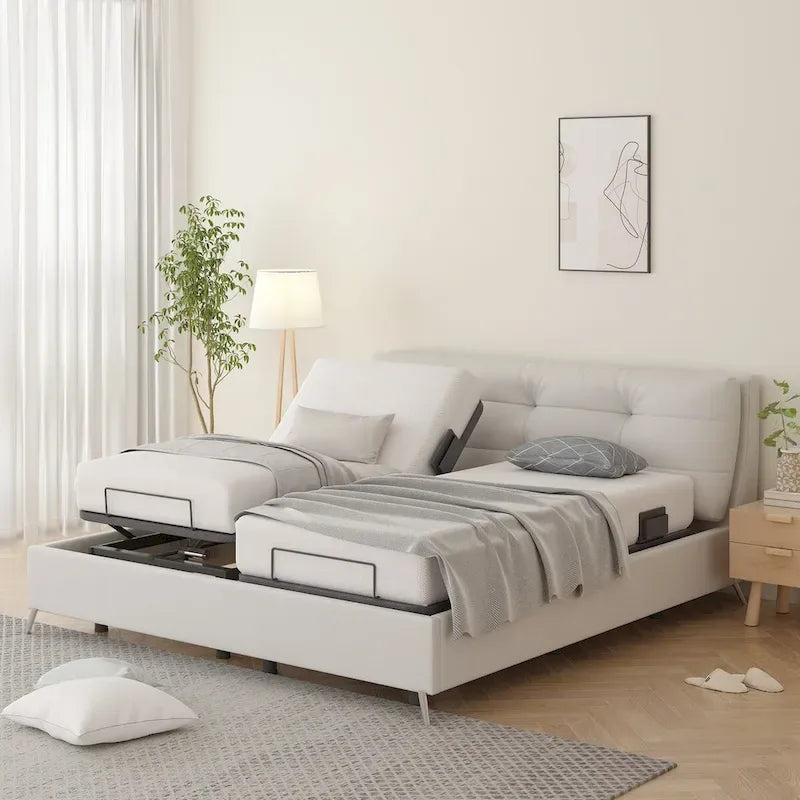 Cadre de lit réglable, zéro espace, zéro gravité, avec support de matelas