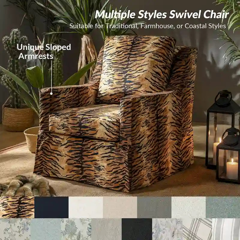 Ensemble de 2 chaises (fauteuil à bascule et chaise pivotante) de style ferme et détachables.