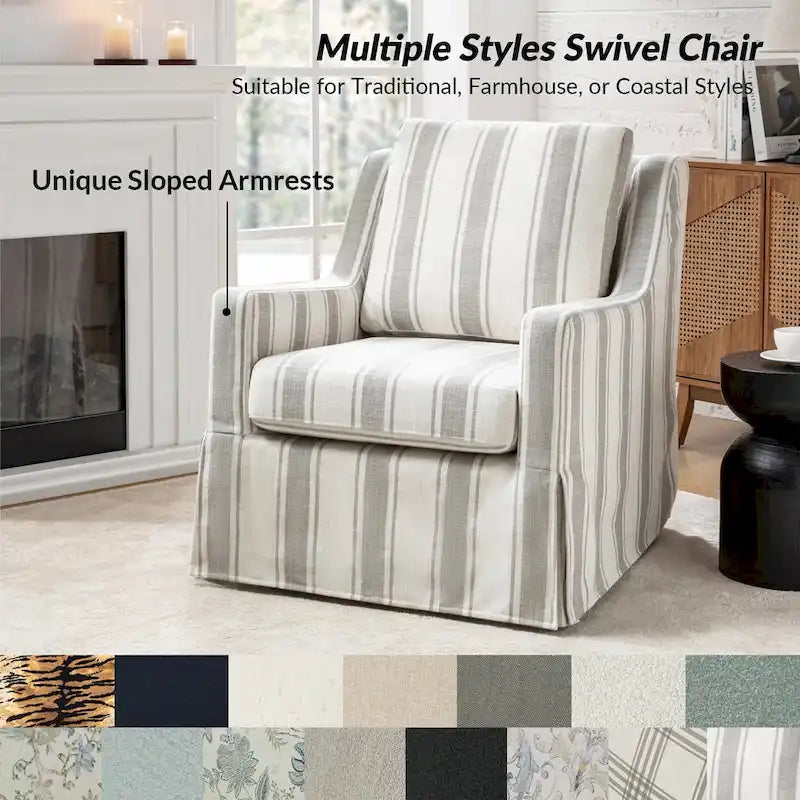 Ensemble de 2 chaises (fauteuil à bascule et chaise pivotante) de style ferme et détachables.