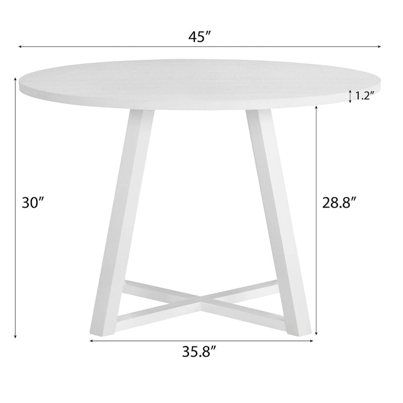 Quatre chaises de salle à manger élégantes